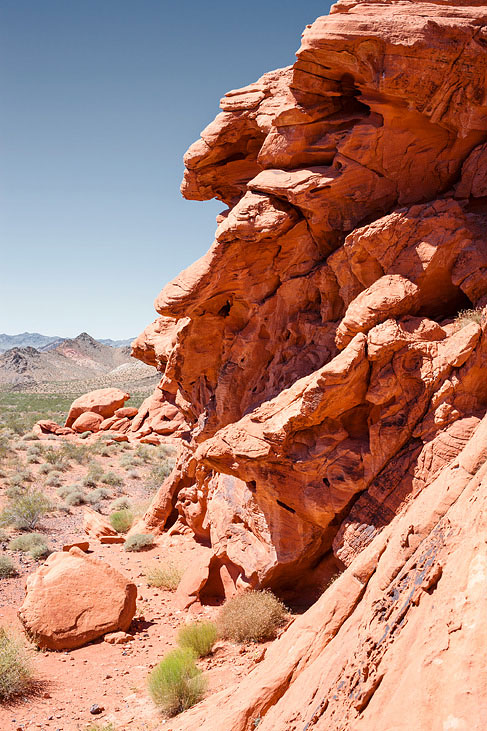red rocks